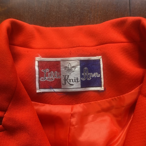 Vintage Lilli Knit Ann Red Jacket - Picture 8 of 15